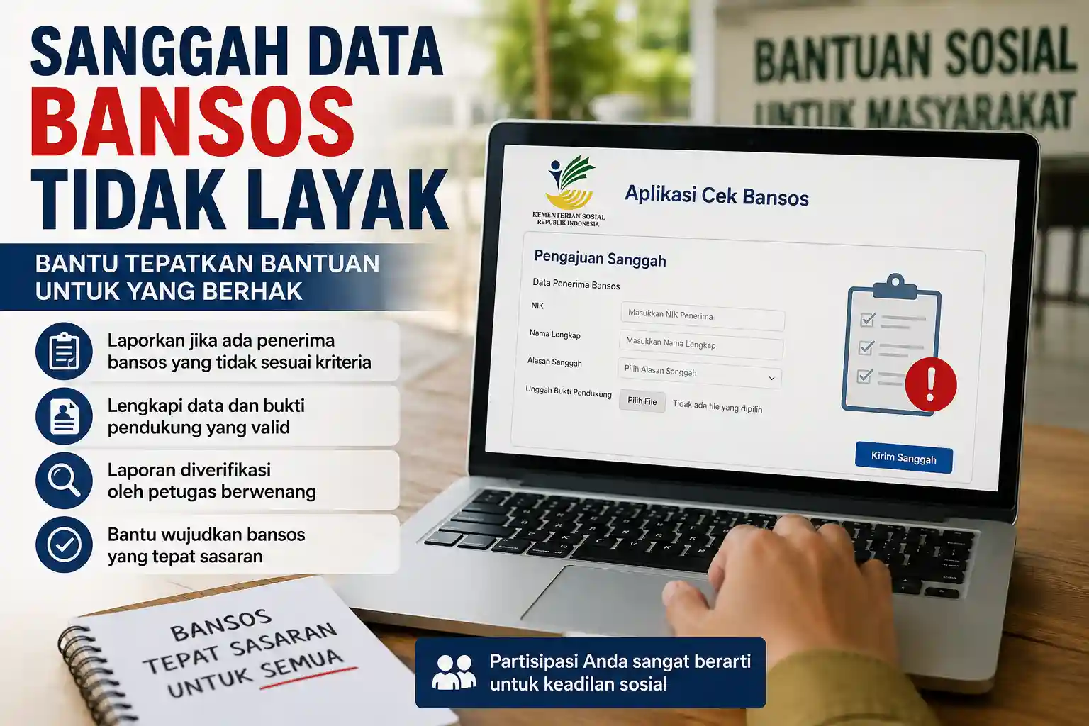 sanggah data bansos tidak layak sanggah data bansos tidak layak