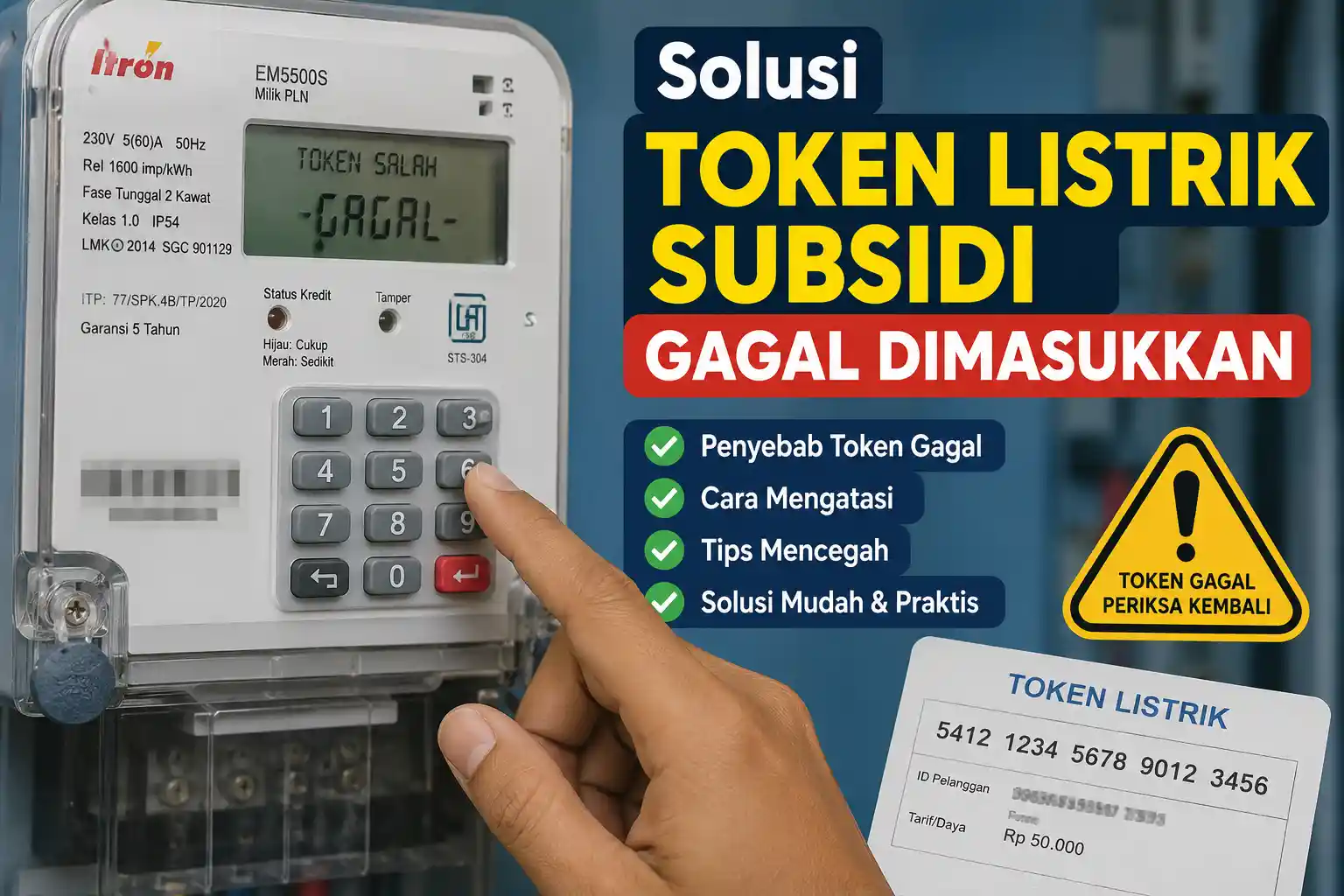 Solusi Token Listrik Subsidi Gagal Dimasukkan Solusi Token Listrik Subsidi Gagal Dimasukkan