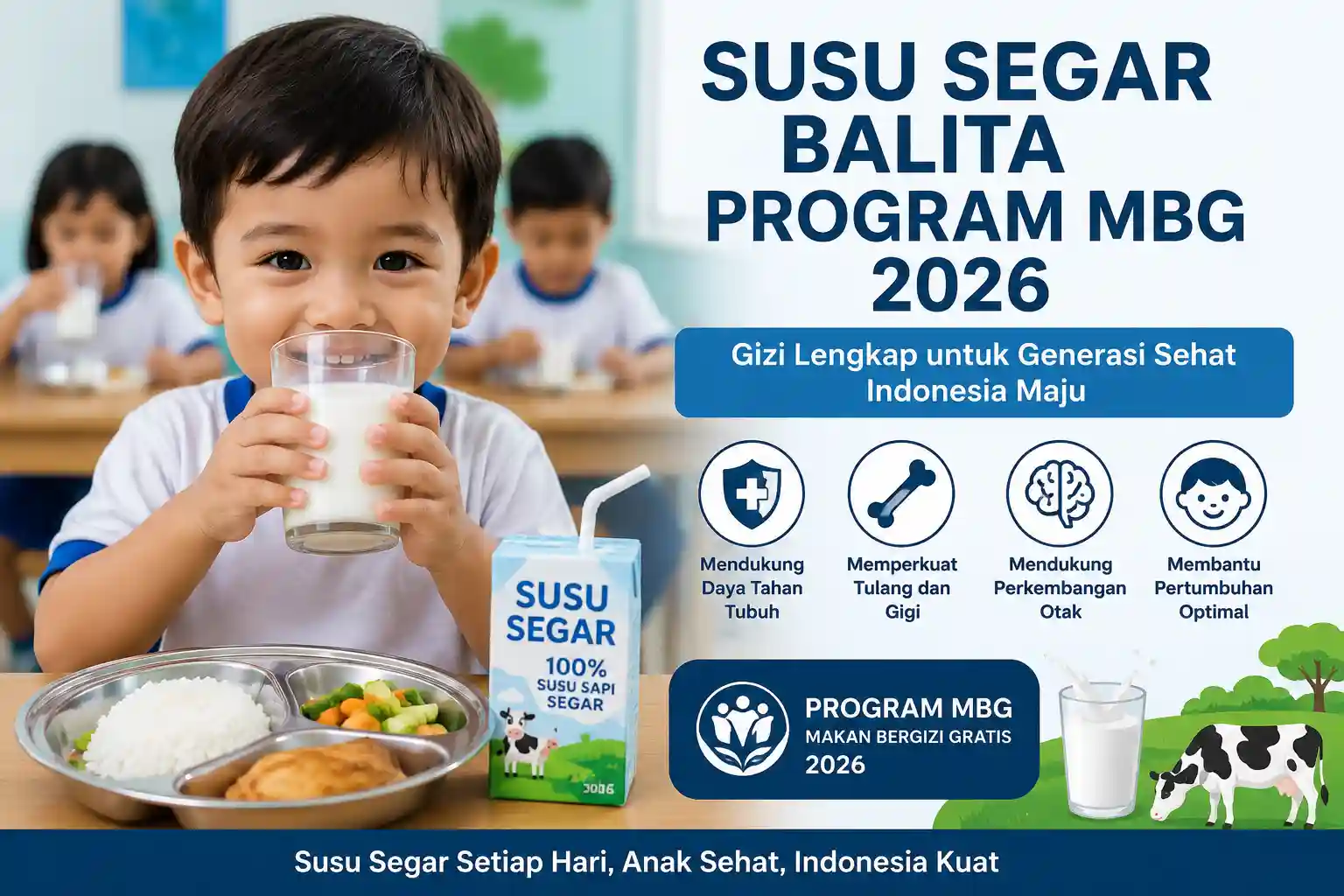 Susu Segar Balita Program MBG 2026 Susu Segar Balita Program MBG 2026