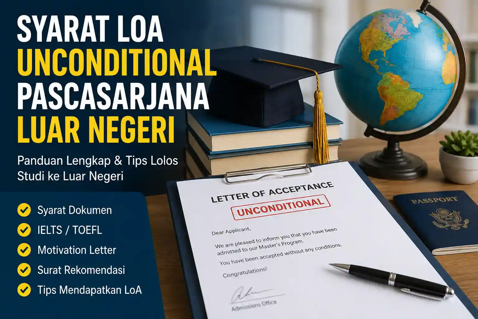 Syarat Loa Unconditional Pascasarjana Luar Negeri Syarat Loa Unconditional Pascasarjana Luar Negeri