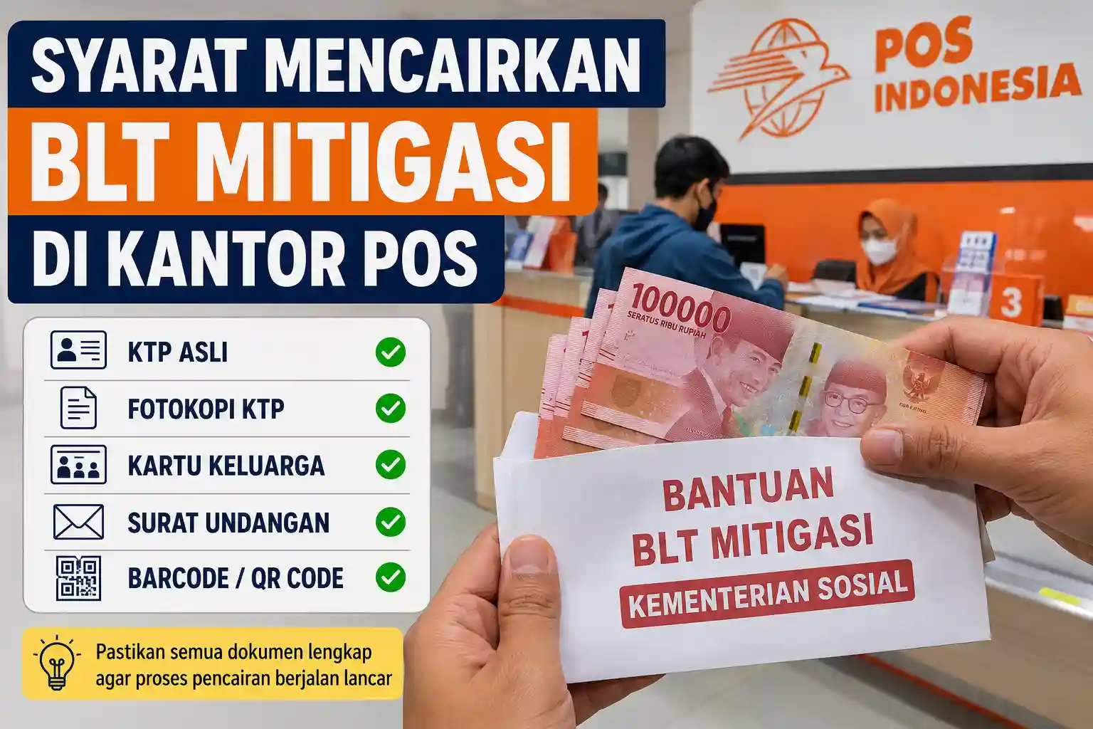 Syarat Mencairkan Blt Mitigasi Di Kantor Pos Syarat Mencairkan Blt Mitigasi Di Kantor Pos