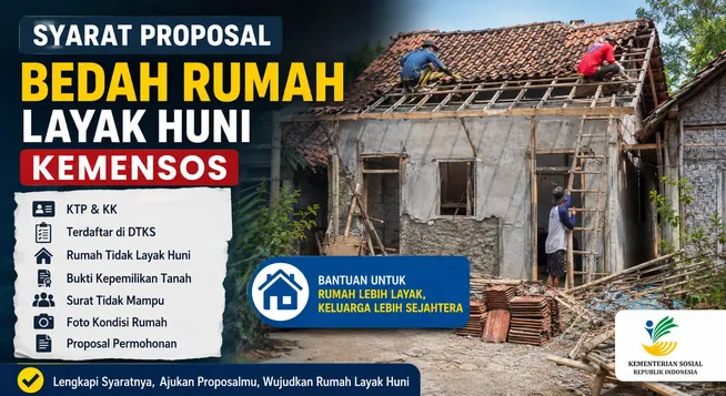 Syarat Proposal Bedah Rumah Layak Huni Kemensos Syarat Proposal Bedah Rumah Layak Huni Kemensos