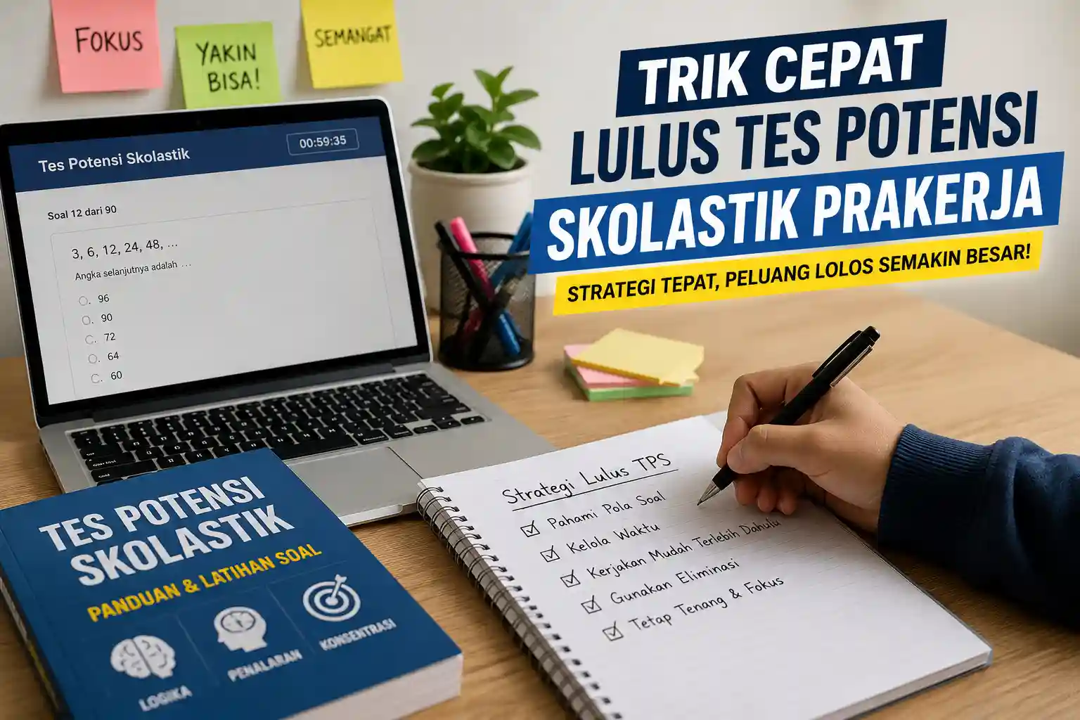 Trik Cepat Lulus Tes Potensi Skolastik Prakerja Trik Cepat Lulus Tes Potensi Skolastik Prakerja