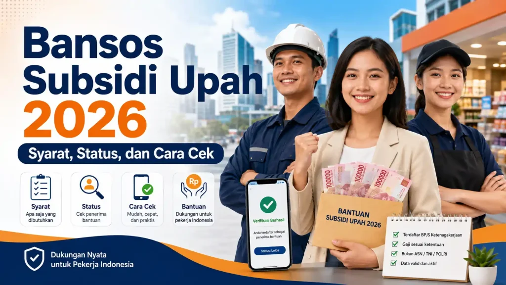 Bansos Subsidi Upah 2026 Bansos Subsidi Upah 2026